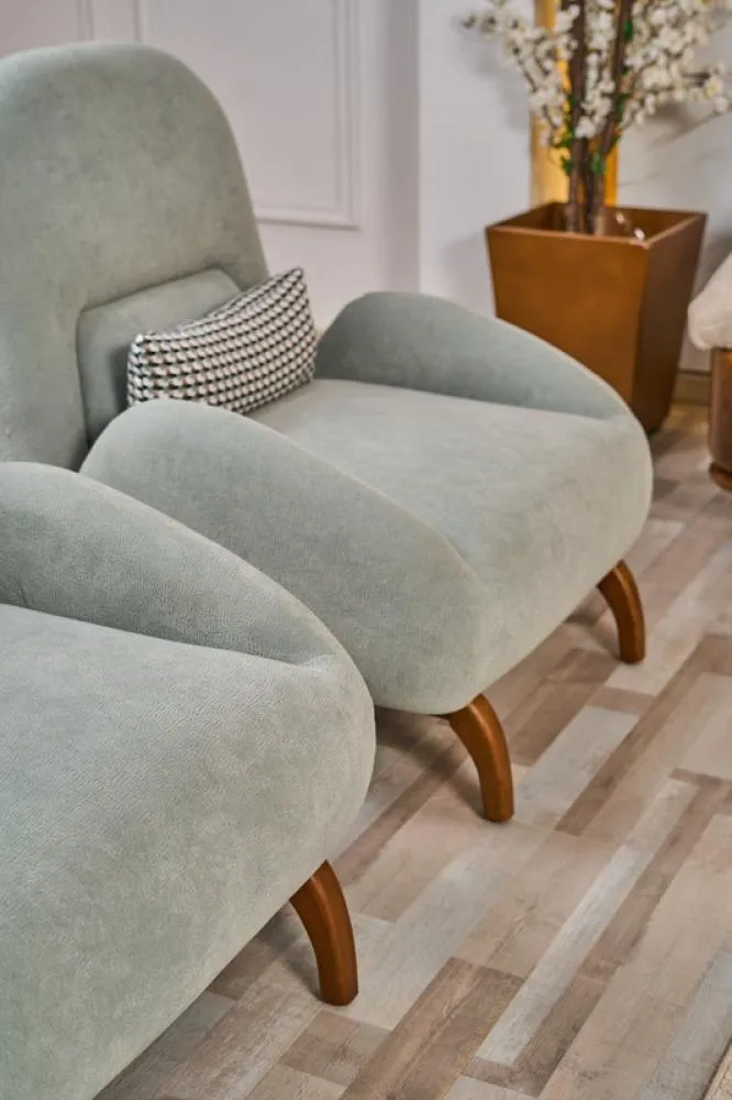 Armchair from Maiden Home, sky blue - 75x75x75 cm M110453236