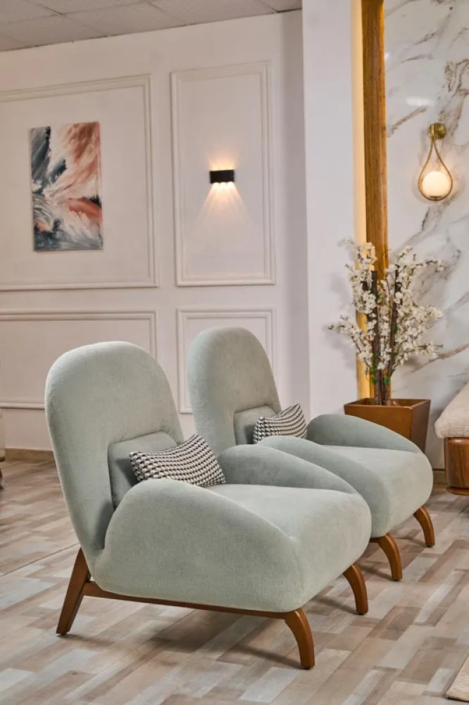 Armchair from Maiden Home, sky blue - 75x75x75 cm M110453236