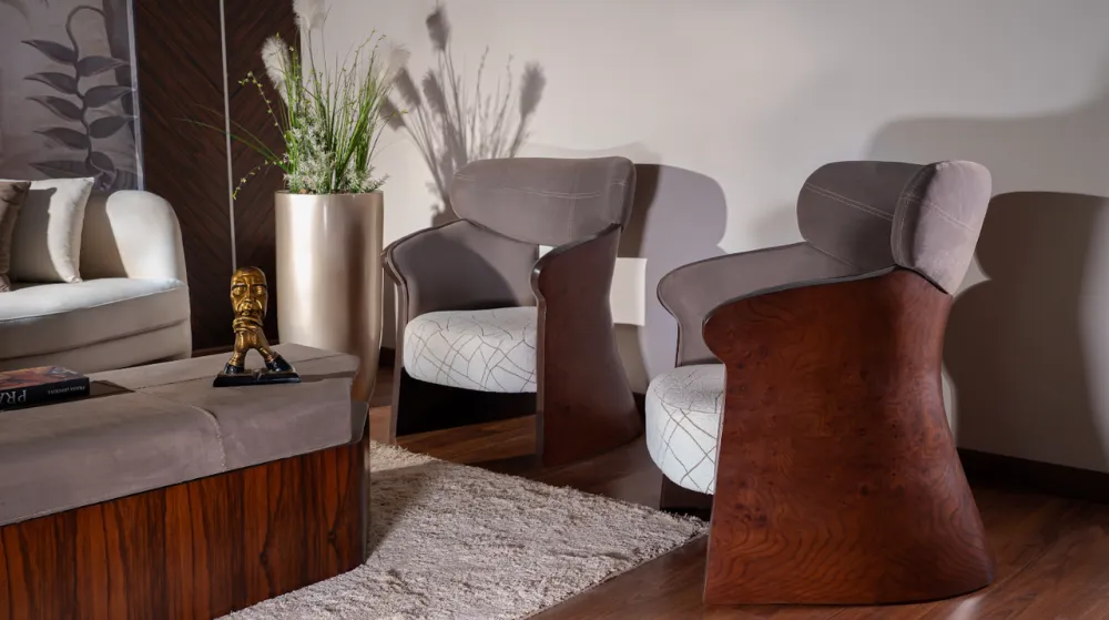Armchairs from Maiden Home, brown - 75x75x75 cm M110453384