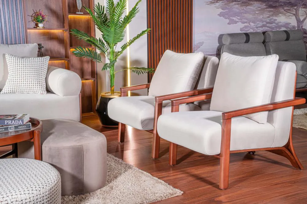 Armchairs from Maiden Home, white - 75x75x75 cm M110453413