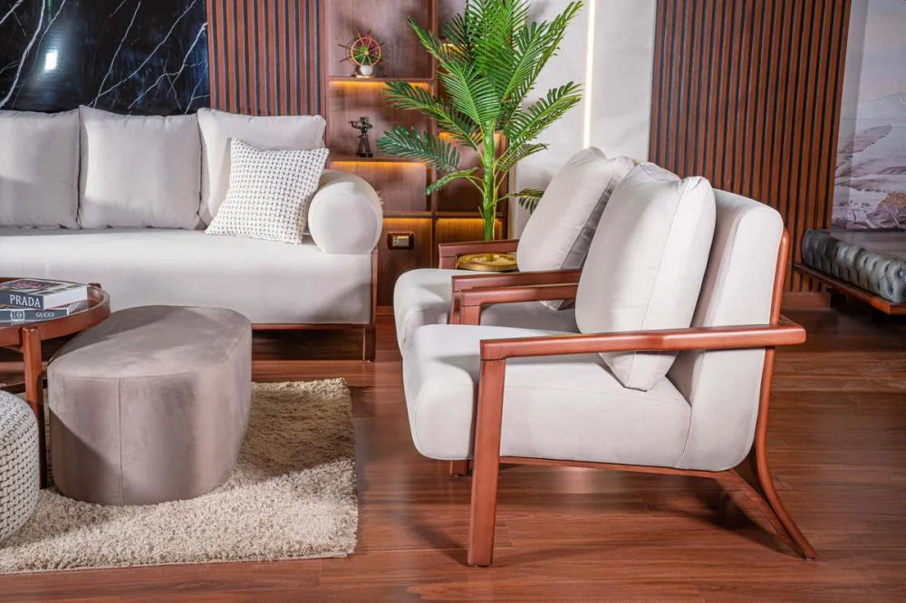 Armchairs from Maiden Home, white - 75x75x75 cm M110453413