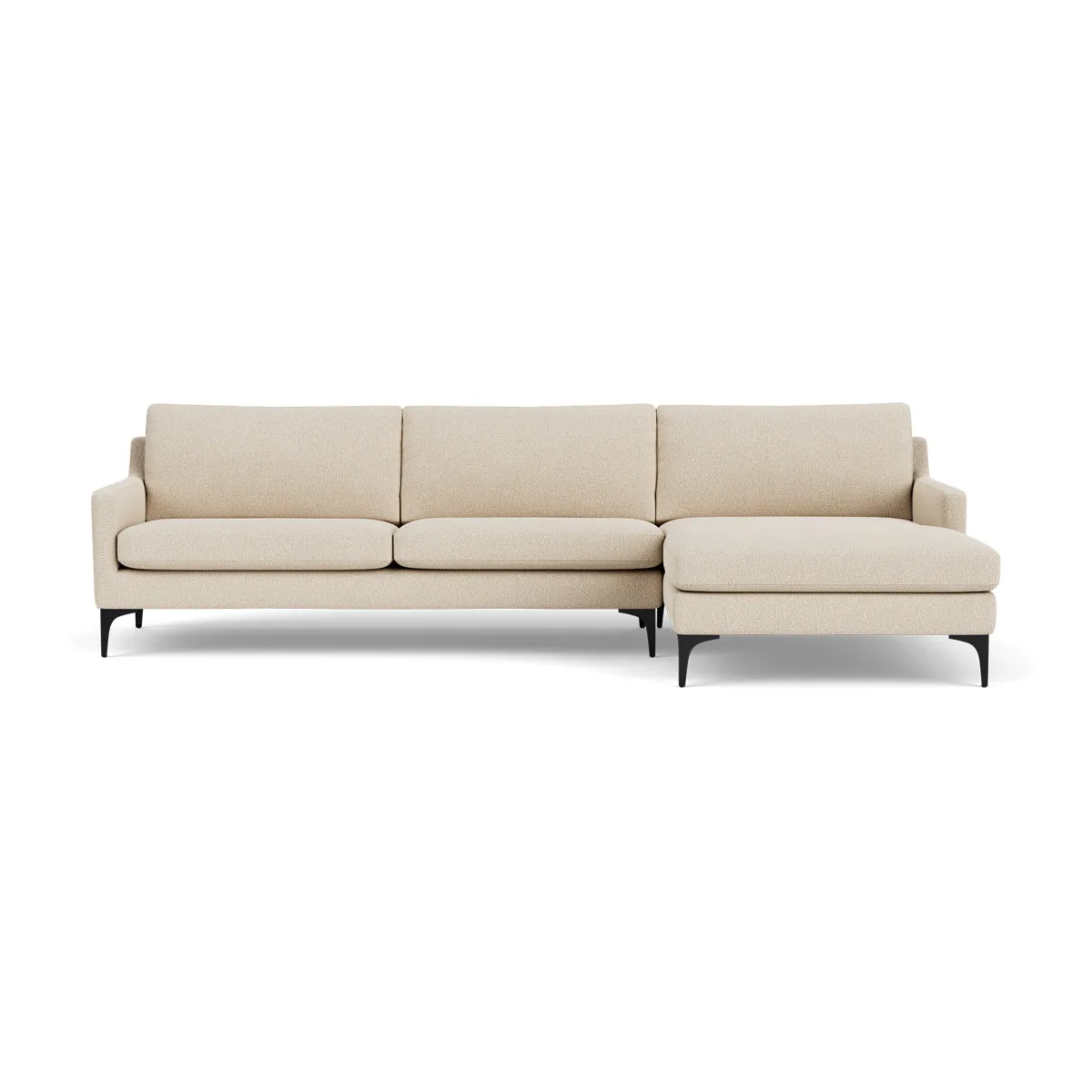 Astha Boucle Right Chaise Sofa