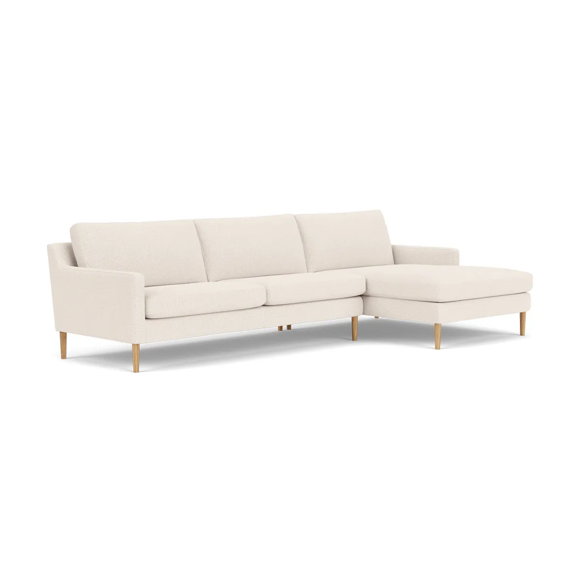Astha Boucle Right Chaise Sofa