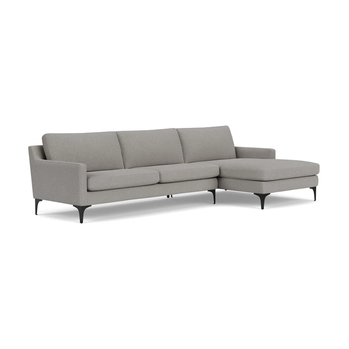 Astha Boucle Right Chaise Sofa