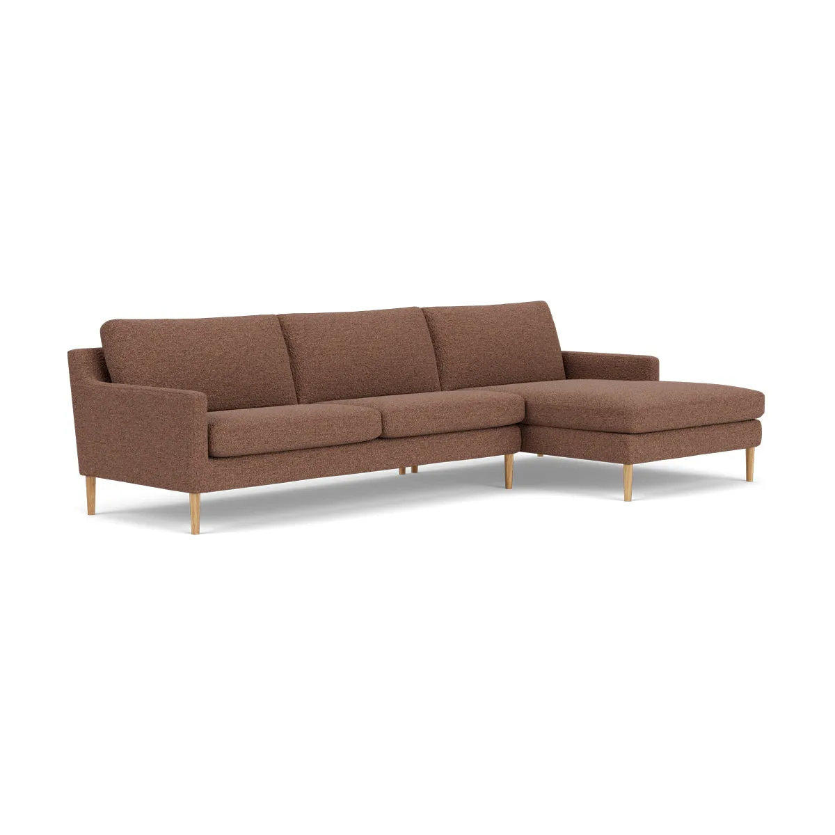 Astha Boucle Right Chaise Sofa