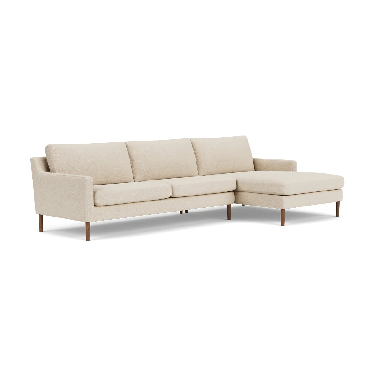 Astha Boucle Right Chaise Sofa