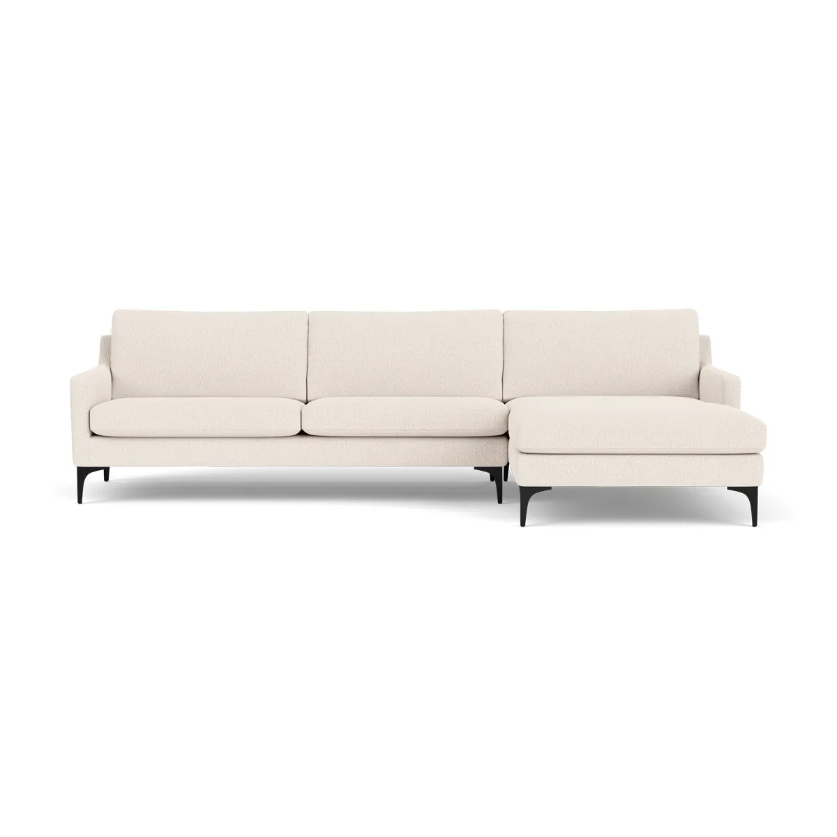 Astha Boucle Right Chaise Sofa