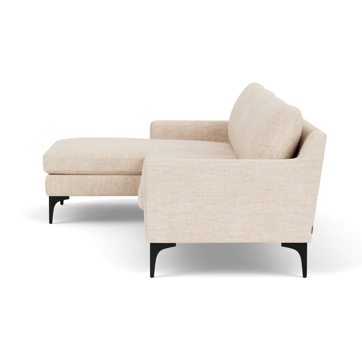 Astha Fabric Left Chaise Sofa