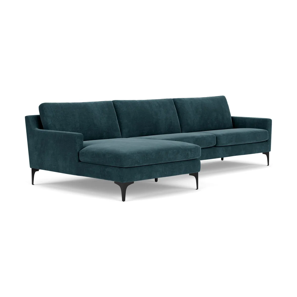Astha Fabric Left Chaise Sofa