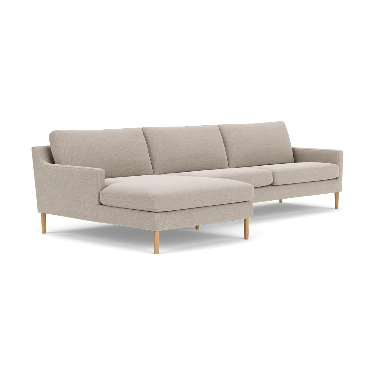 Astha Fabric Left Chaise Sofa