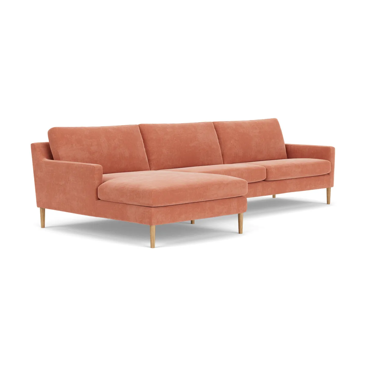 Astha Fabric Left Chaise Sofa
