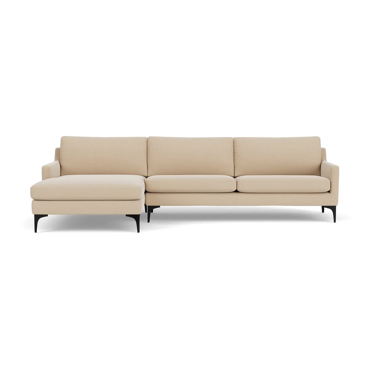 Astha Fabric Left Chaise Sofa