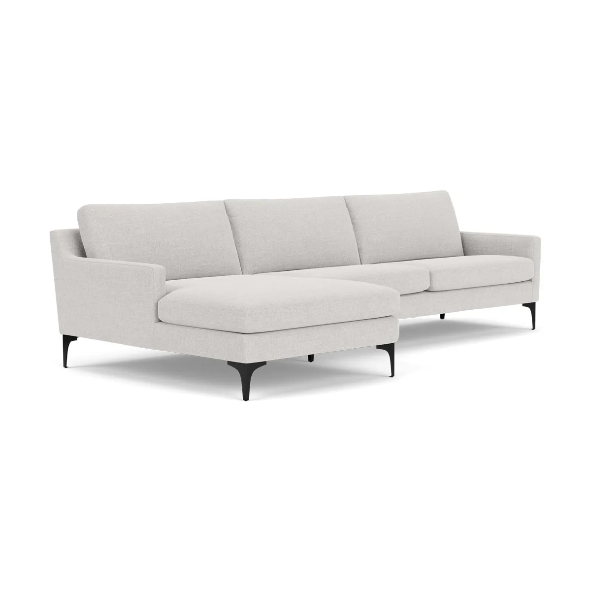Astha Fabric Left Chaise Sofa