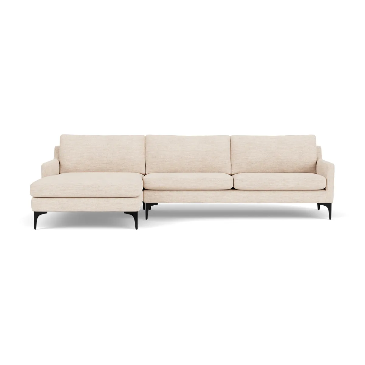 Astha Fabric Left Chaise Sofa