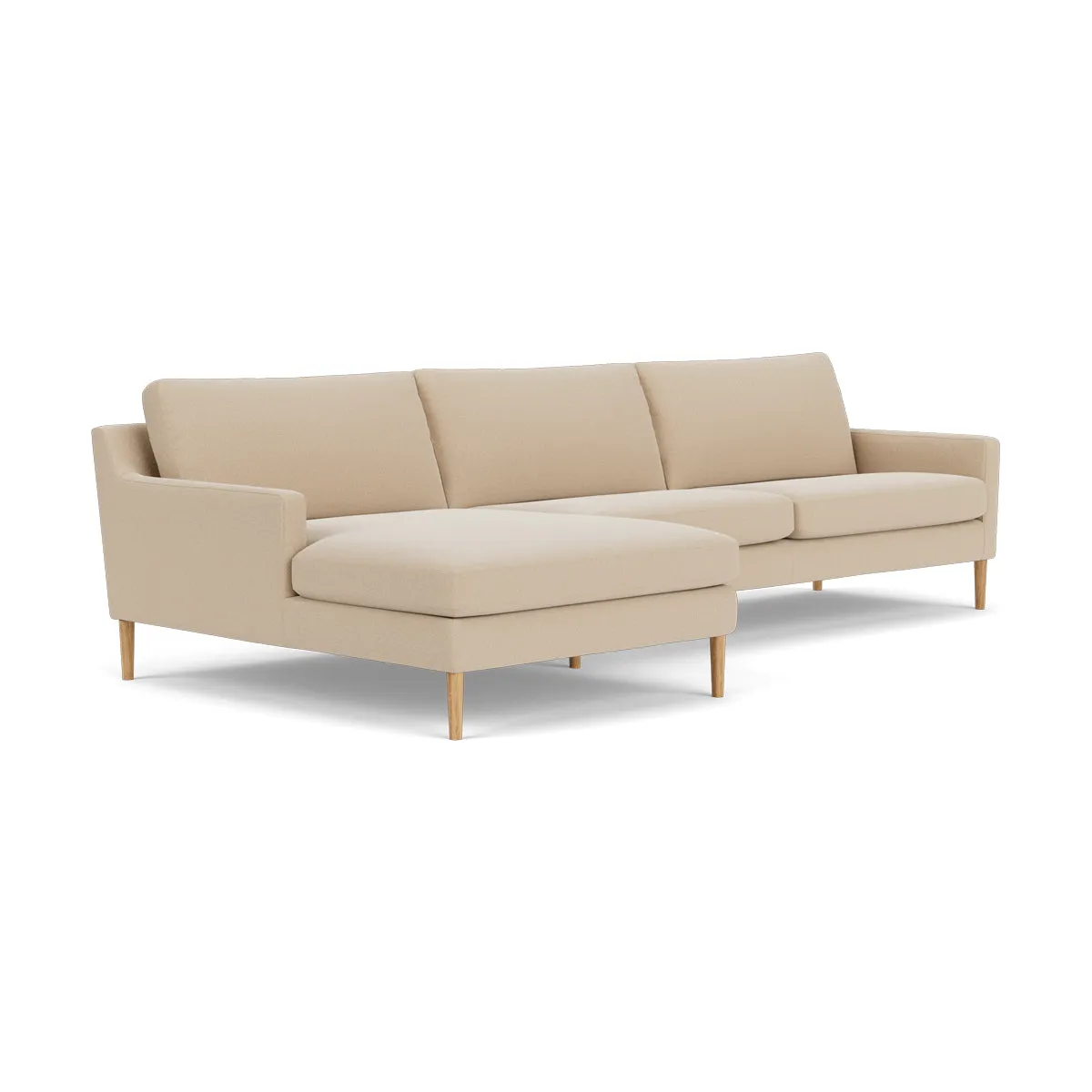 Astha Fabric Left Chaise Sofa