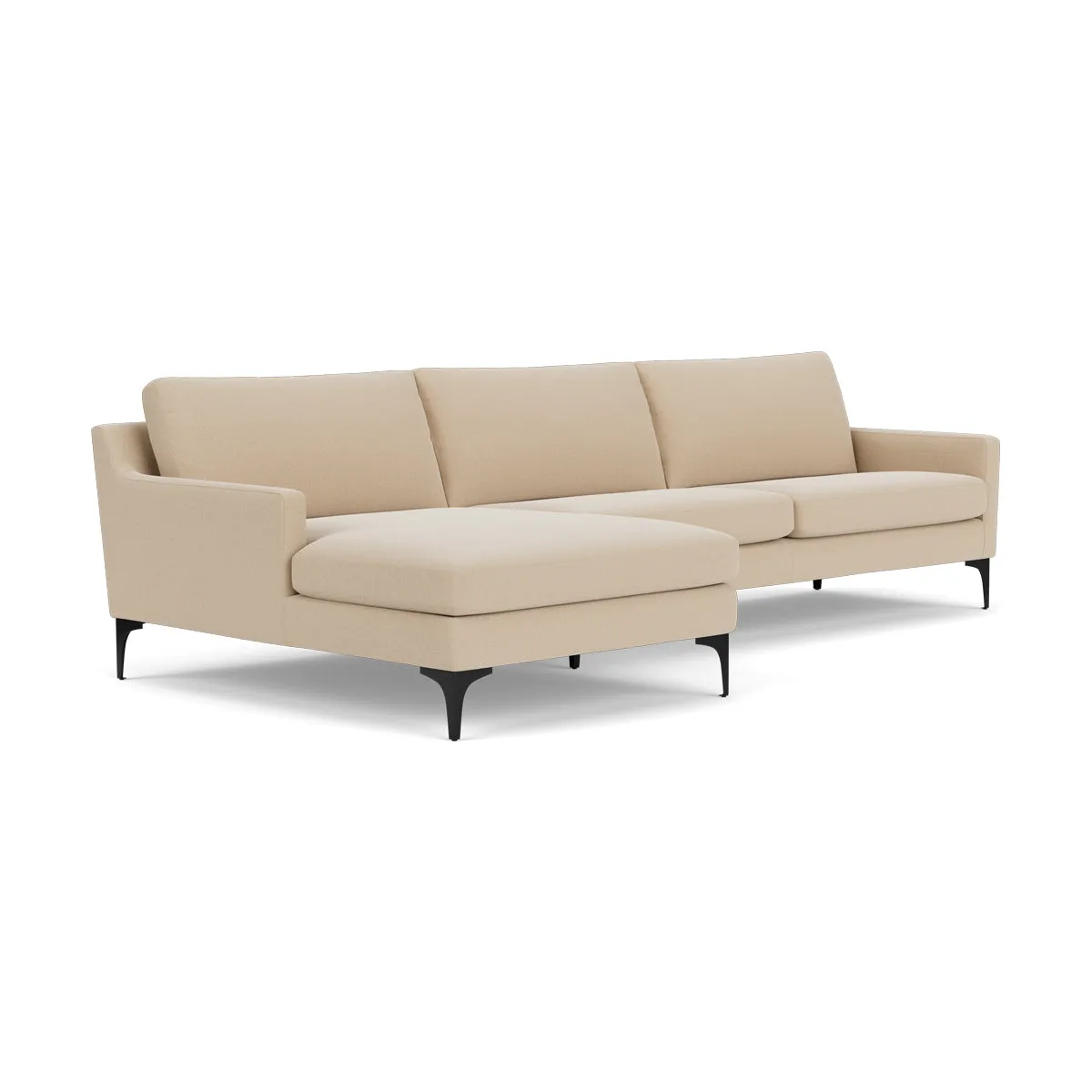 Astha Fabric Left Chaise Sofa