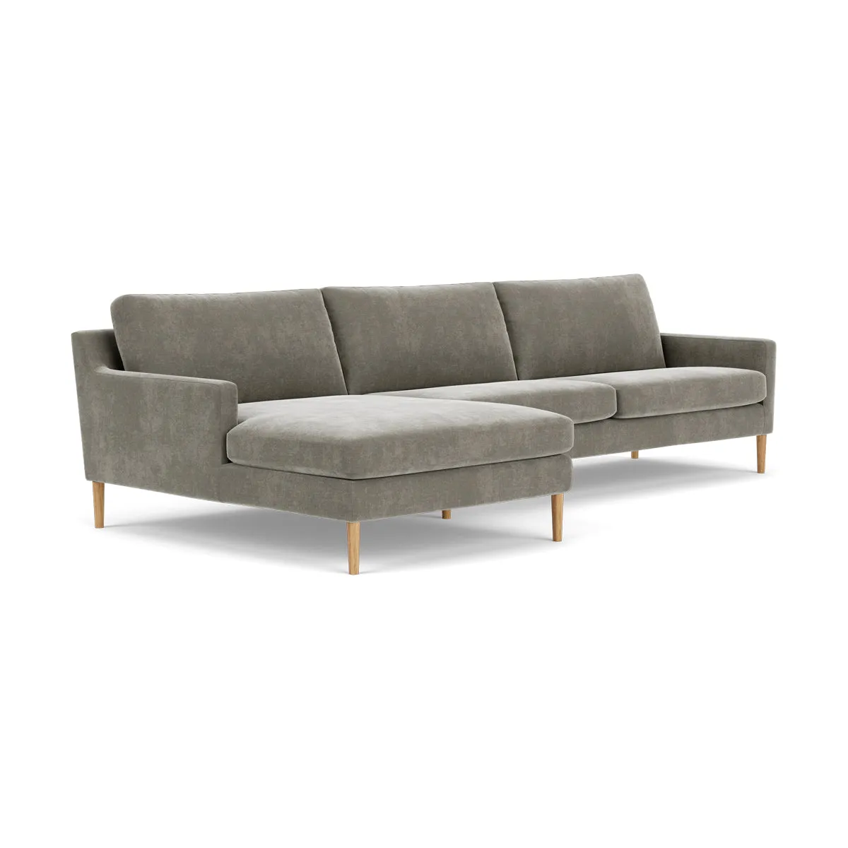 Astha Fabric Left Chaise Sofa