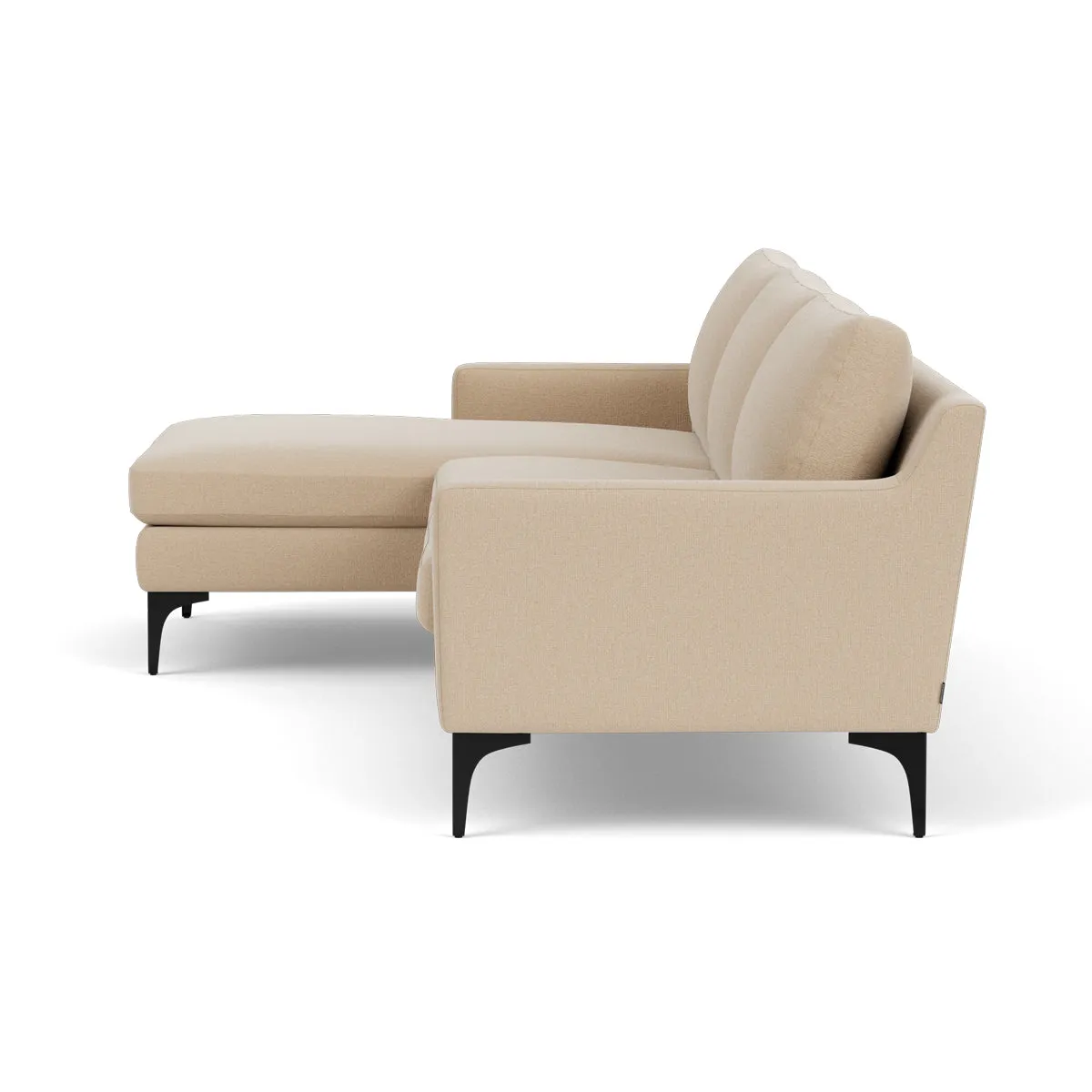 Astha Fabric Left Chaise Sofa