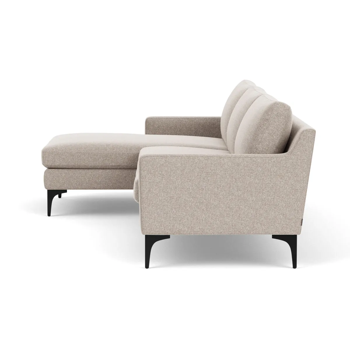 Astha Fabric Left Chaise Sofa