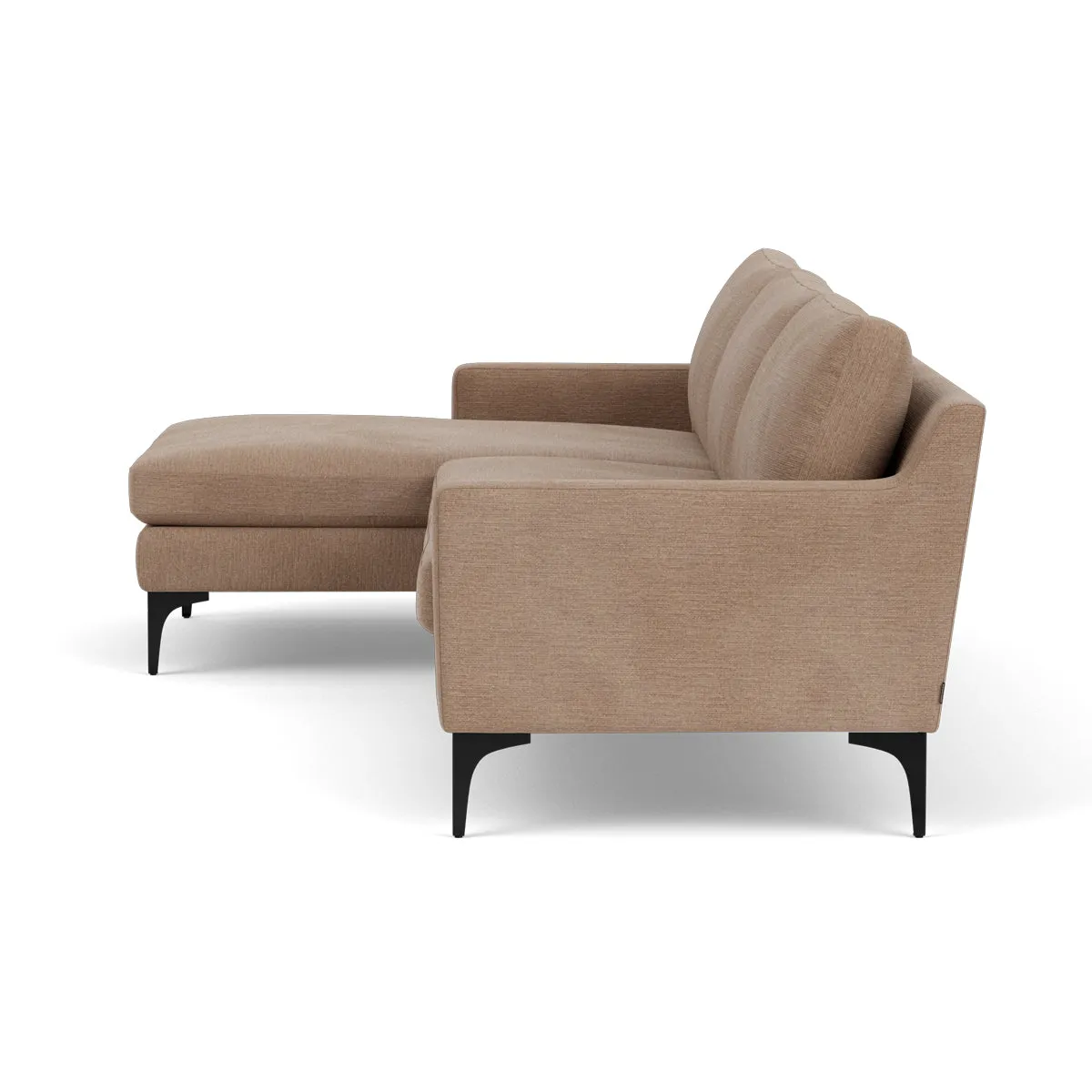 Astha Fabric Left Chaise Sofa