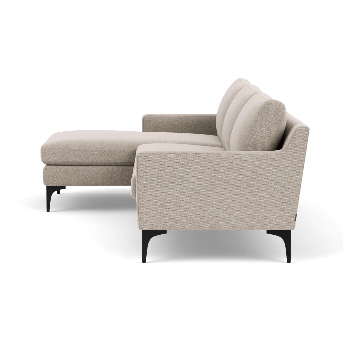 Astha Fabric Left Chaise Sofa