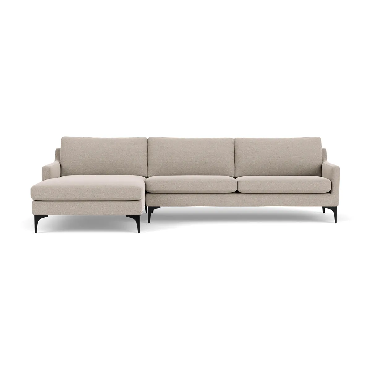 Astha Fabric Left Chaise Sofa