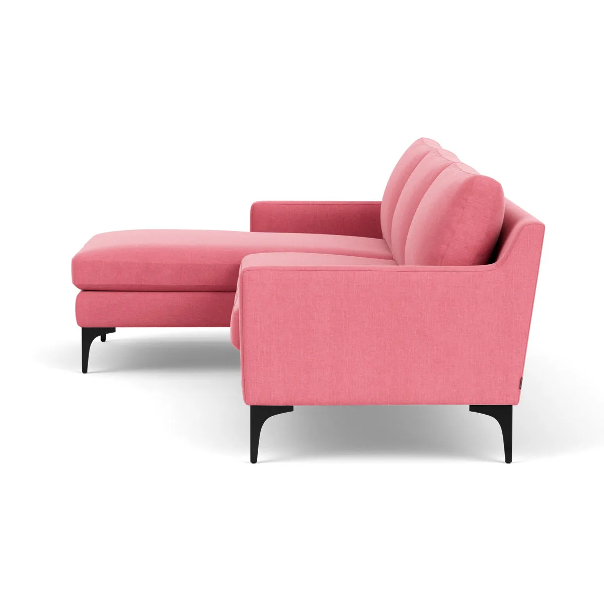 Astha Fabric Left Chaise Sofa