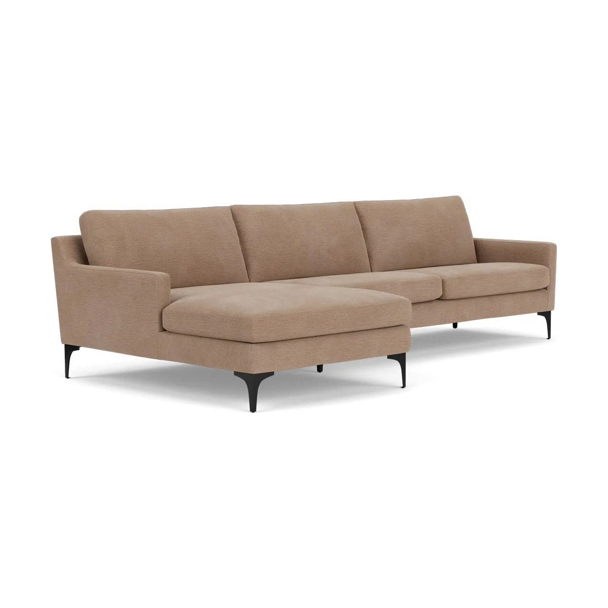 Astha Fabric Left Chaise Sofa