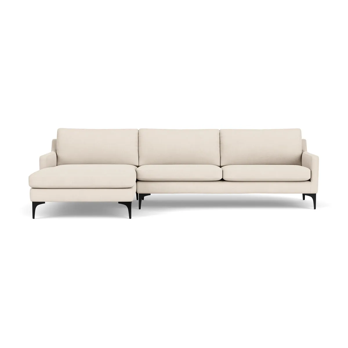 Astha Fabric Left Chaise Sofa