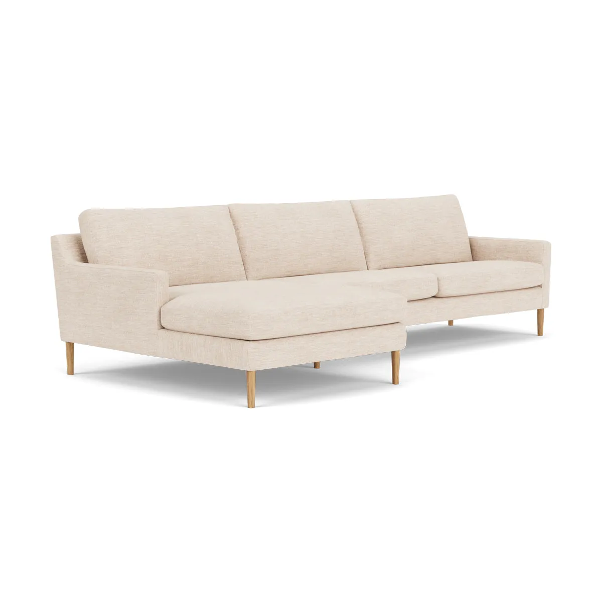 Astha Fabric Left Chaise Sofa