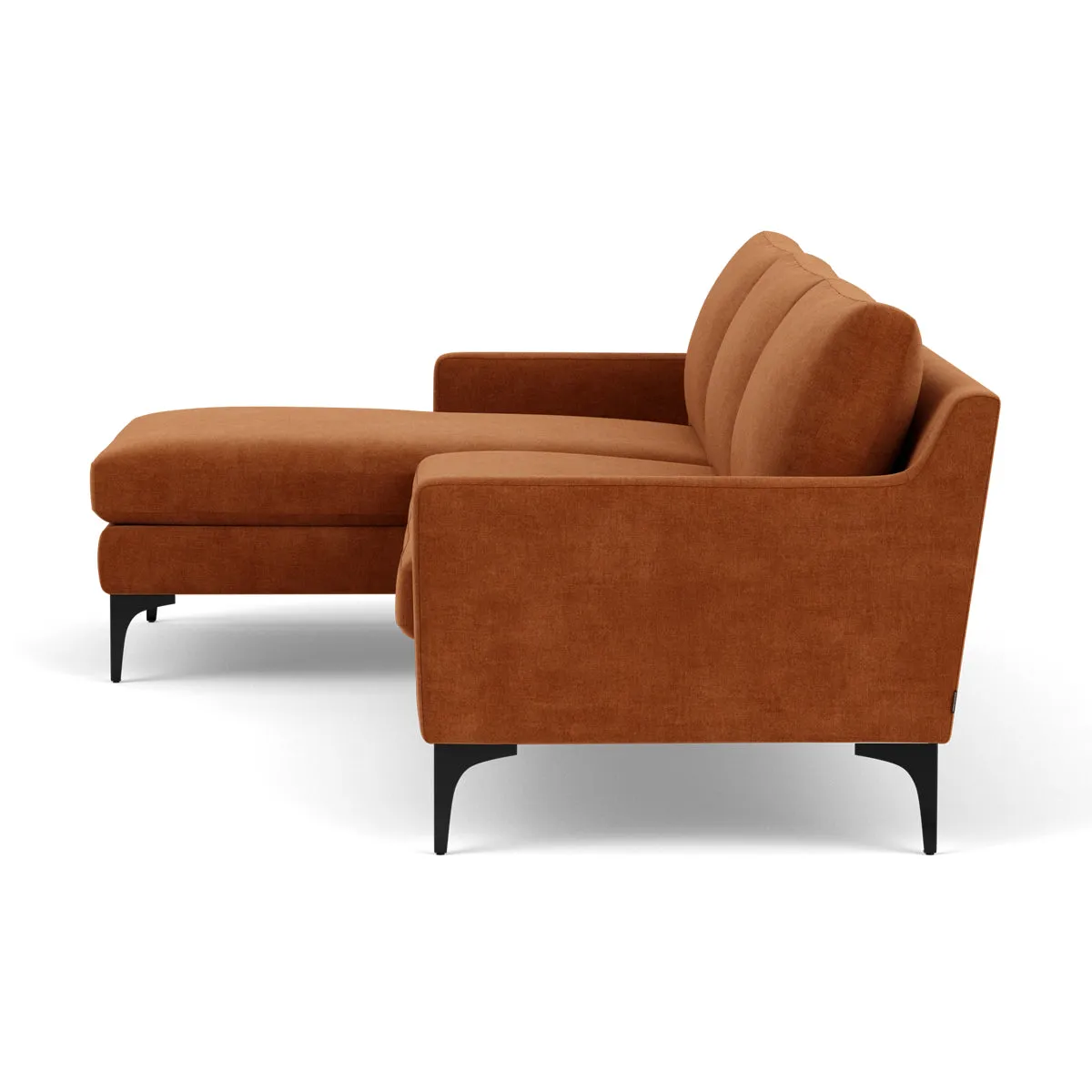 Astha Fabric Left Chaise Sofa