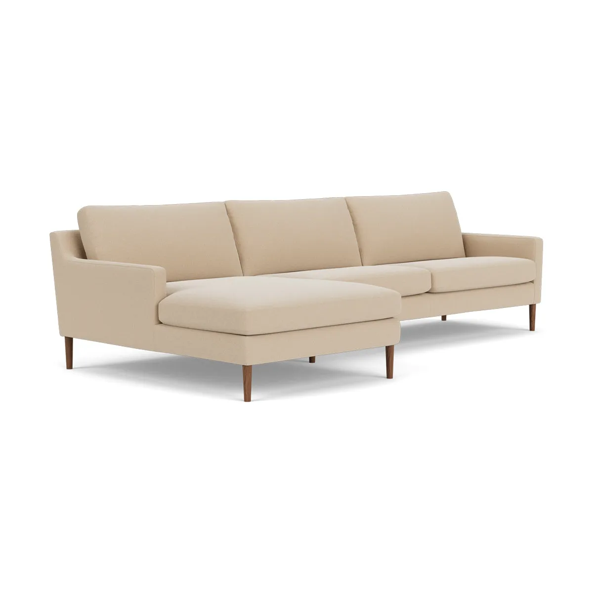 Astha Fabric Left Chaise Sofa