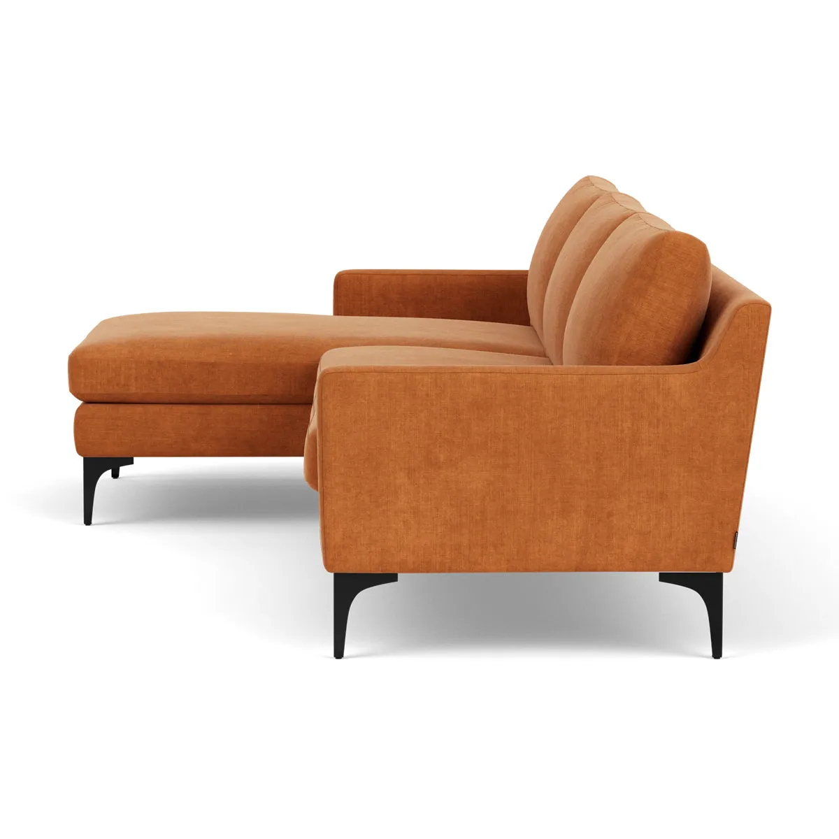 Astha Fabric Left Chaise Sofa