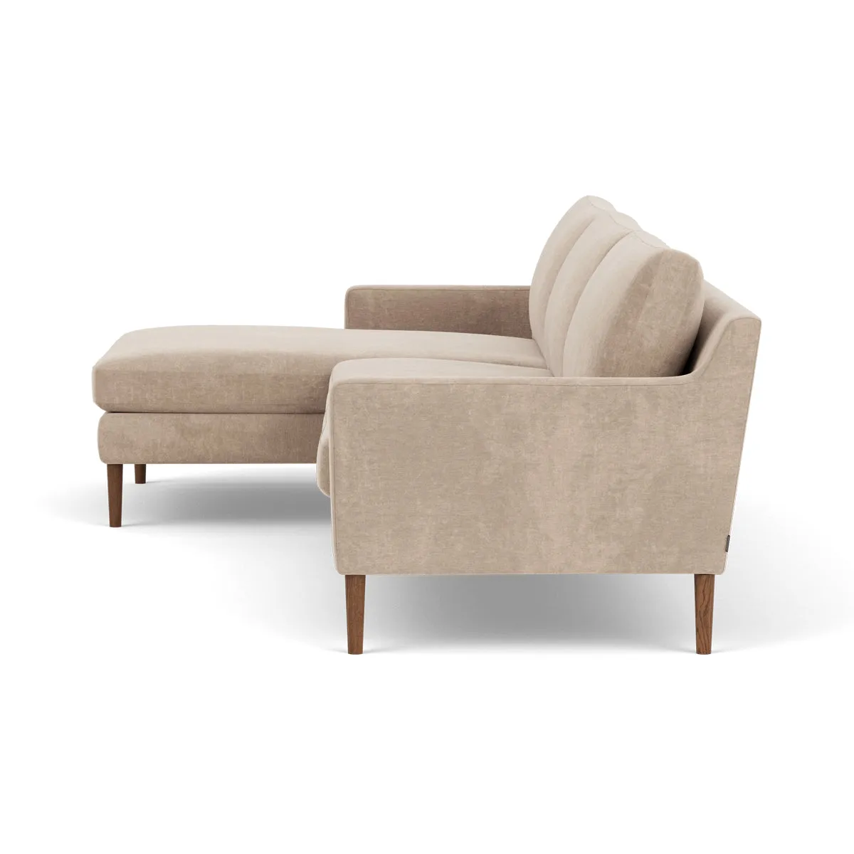 Astha Fabric Left Chaise Sofa