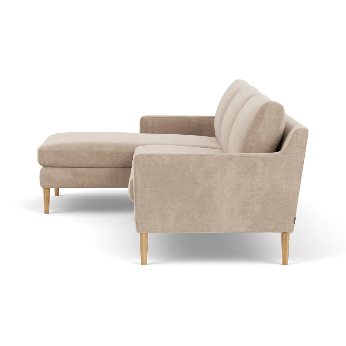 Astha Fabric Left Chaise Sofa