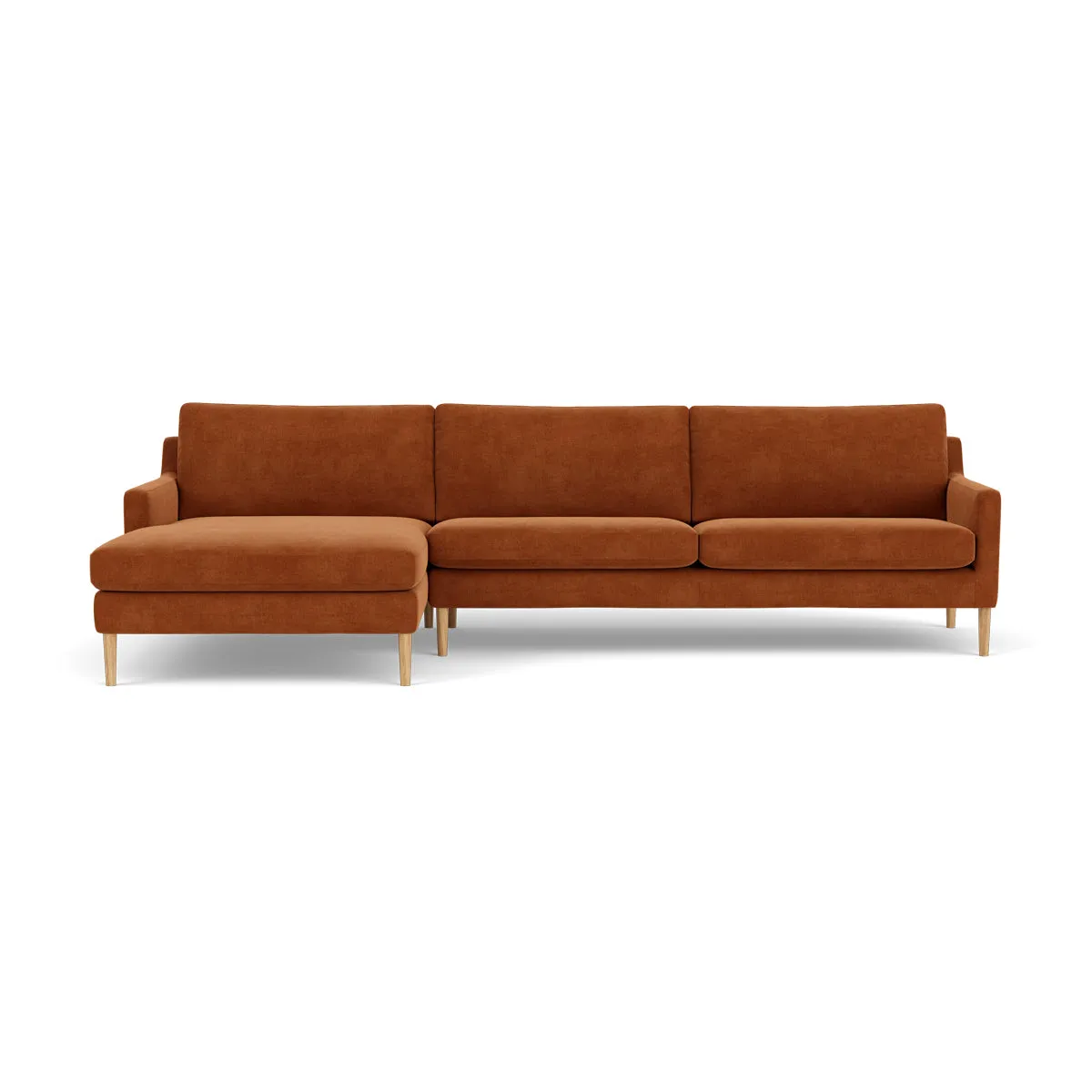 Astha Fabric Left Chaise Sofa