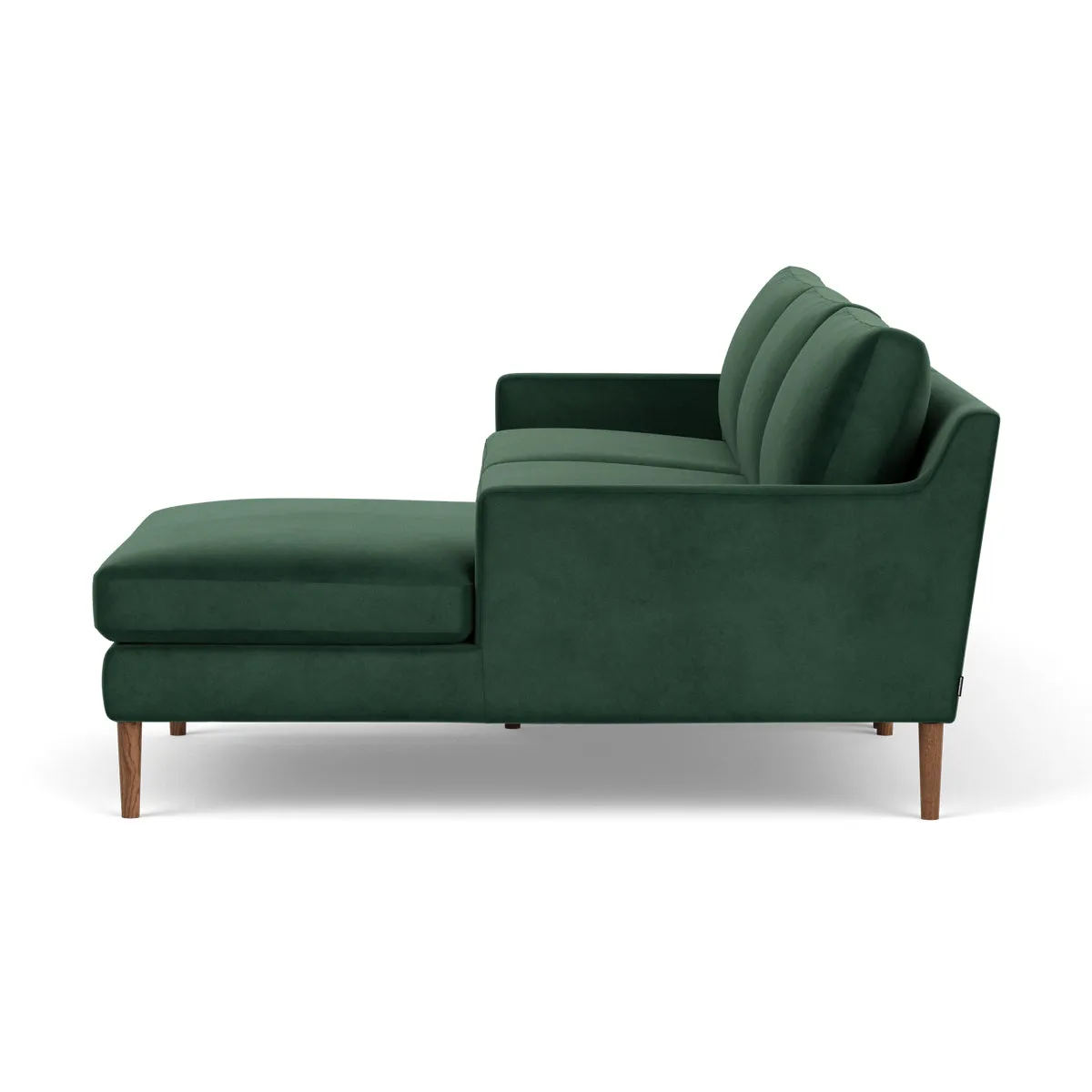 Astha Velvet Right Chaise Sofa