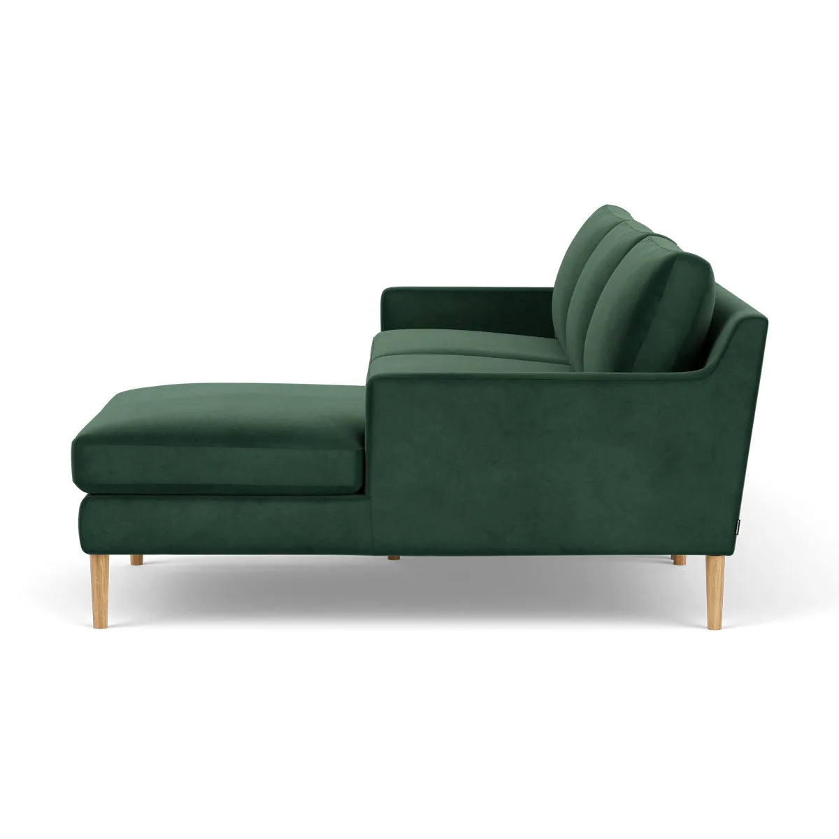 Astha Velvet Right Chaise Sofa