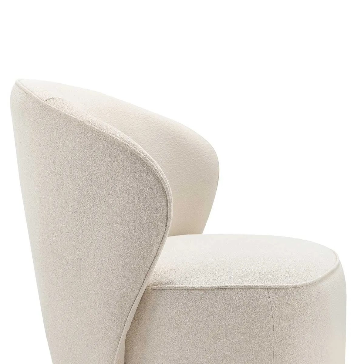 Atlas Boucle Swivel Lounge Chair