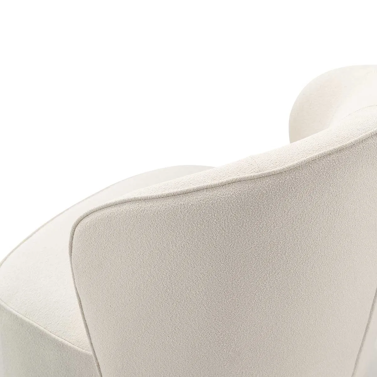 Atlas Boucle Swivel Lounge Chair