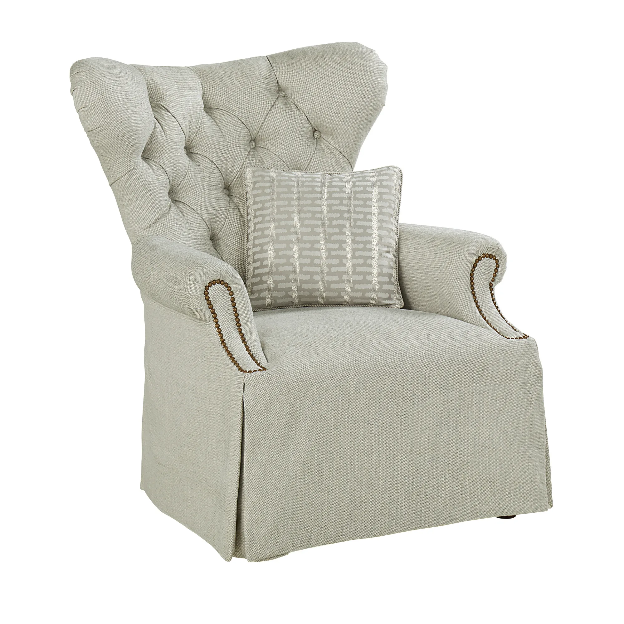 Ava Bezel - Tufted Back Chair