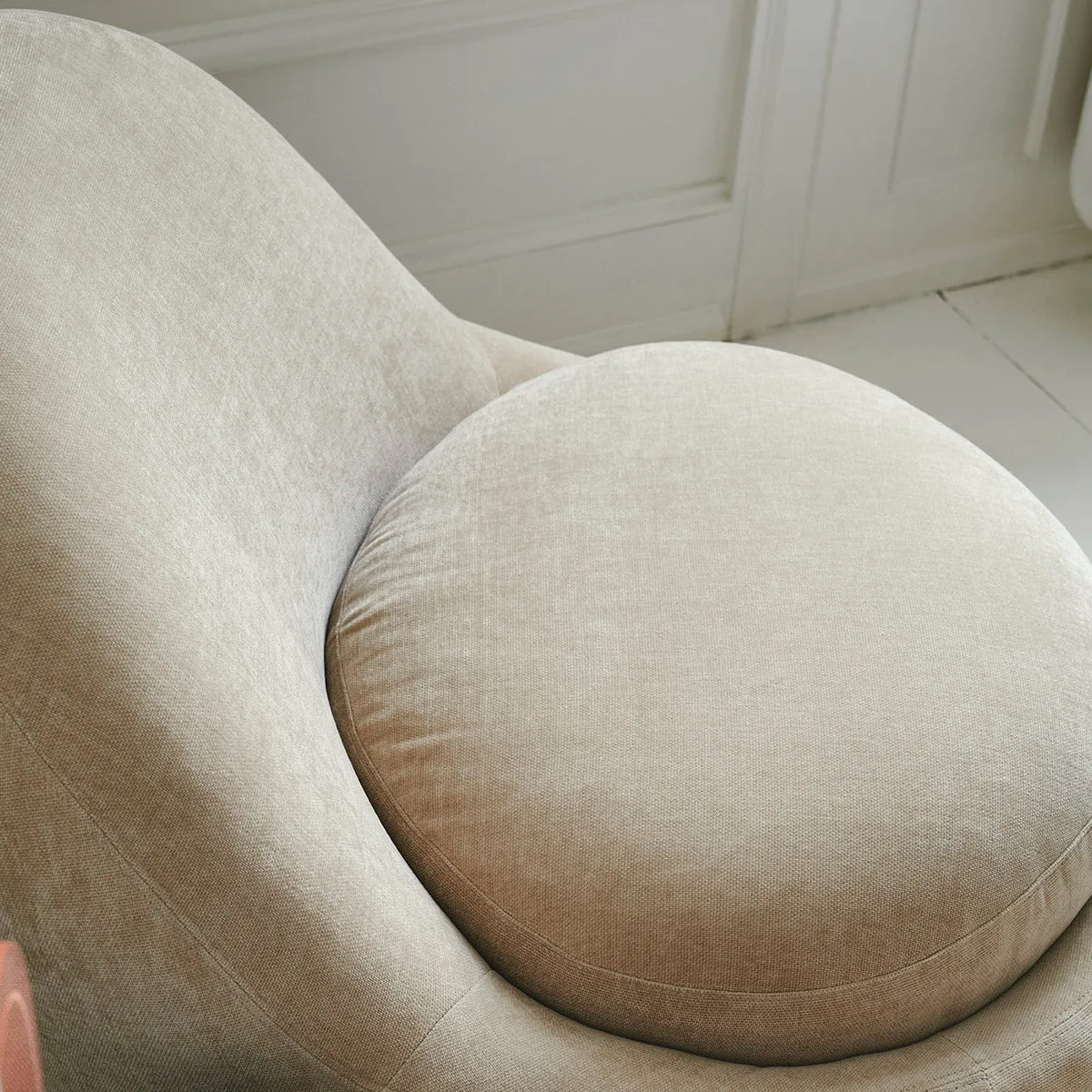 Babette Fabric Swivel Armchair