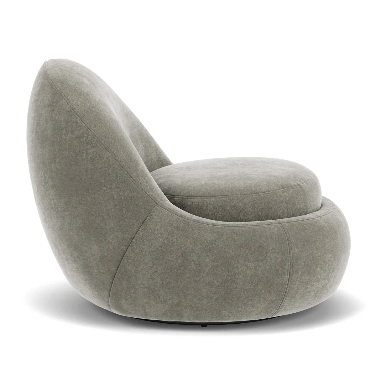 Babette Fabric Swivel Armchair