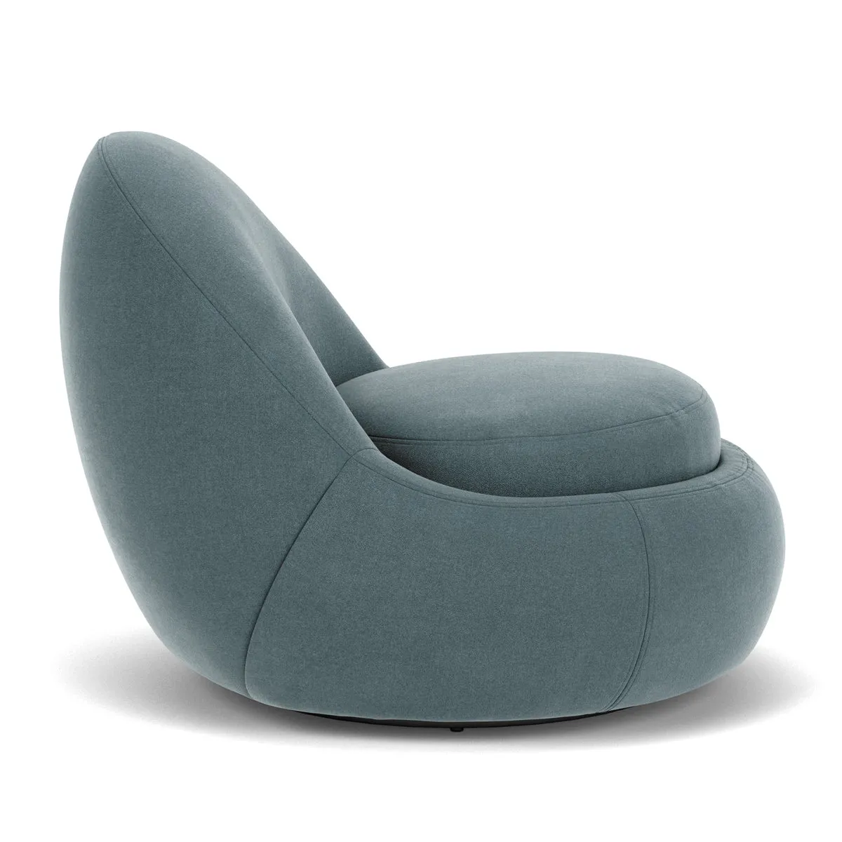 Babette Fabric Swivel Armchair