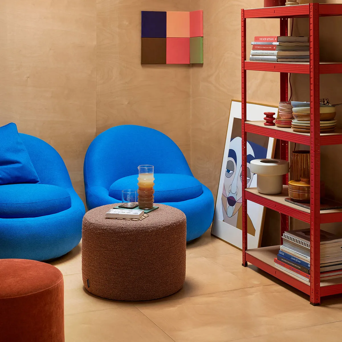 Babette Fabric Swivel Armchair