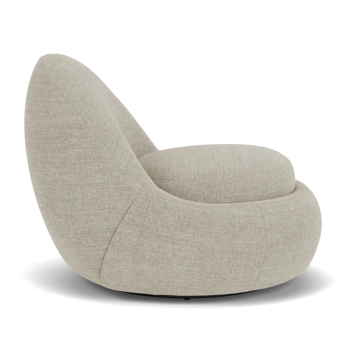 Babette Fabric Swivel Armchair
