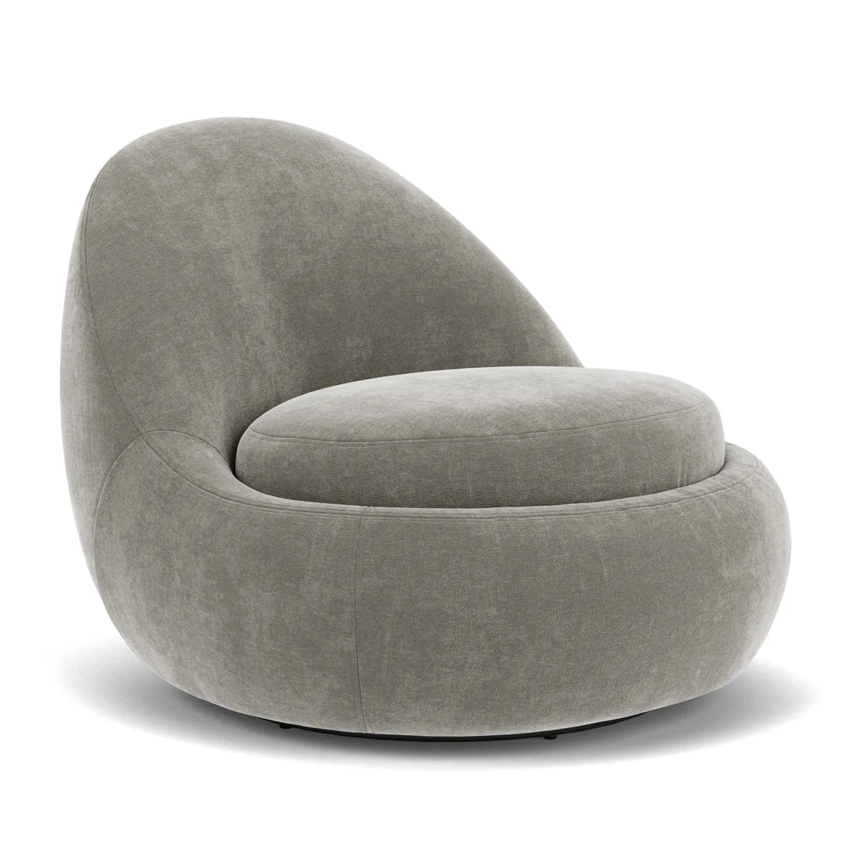 Babette Fabric Swivel Armchair