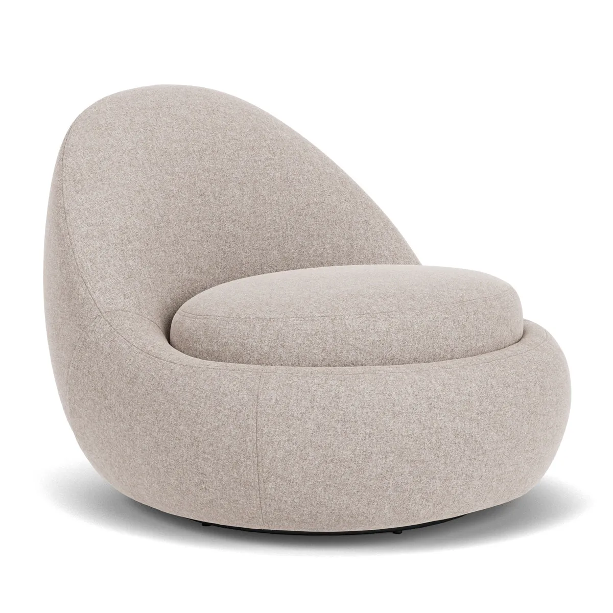 Babette Fabric Swivel Armchair