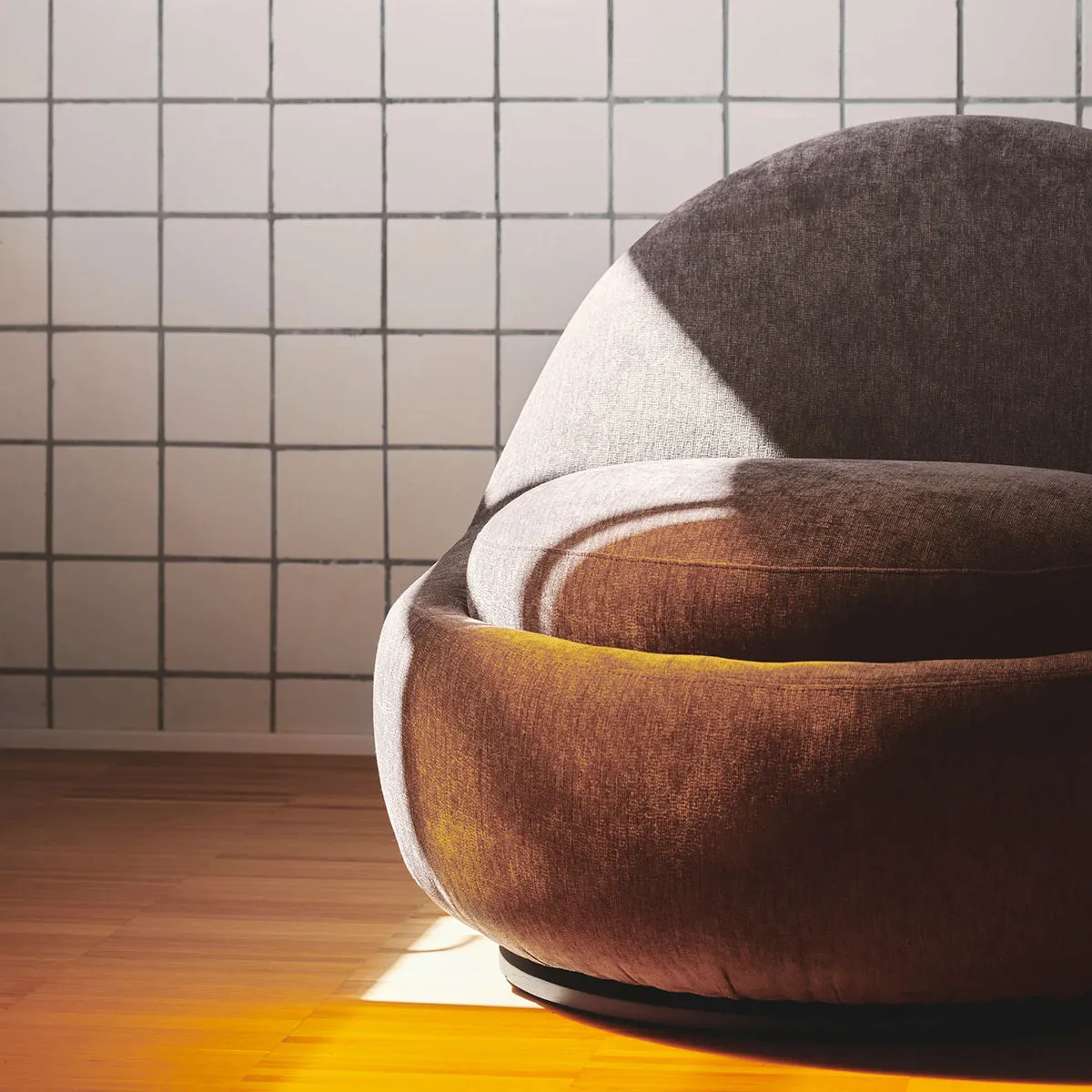 Babette Fabric Swivel Armchair