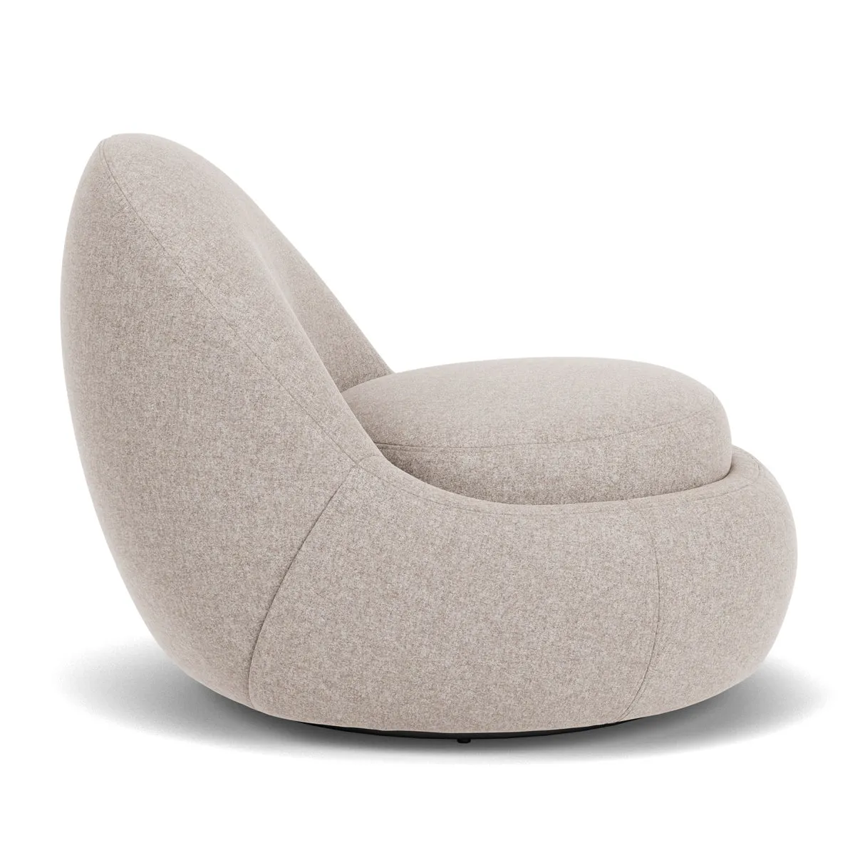 Babette Fabric Swivel Armchair